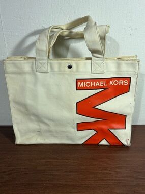 Vintage Michael Kors Canvas Tote